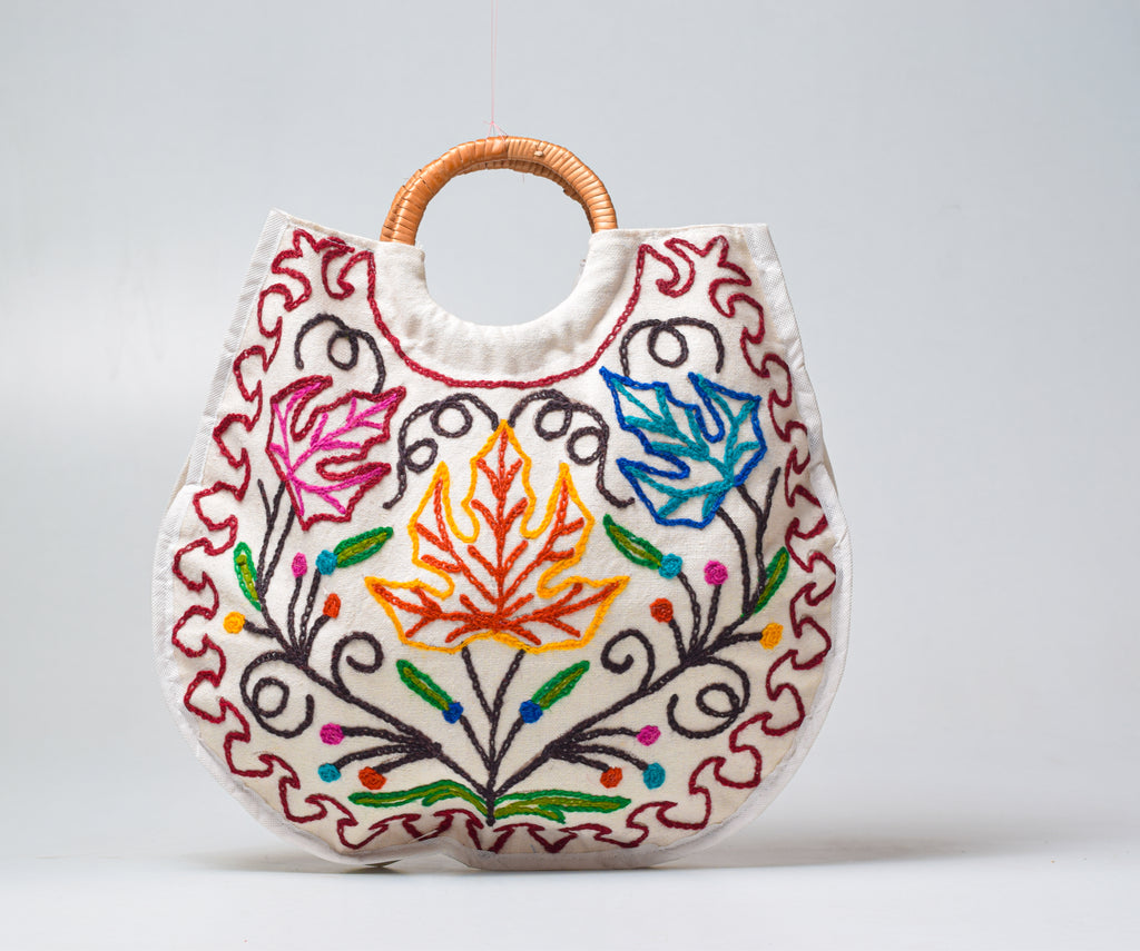 Chinar Bloom Bamboo Tote