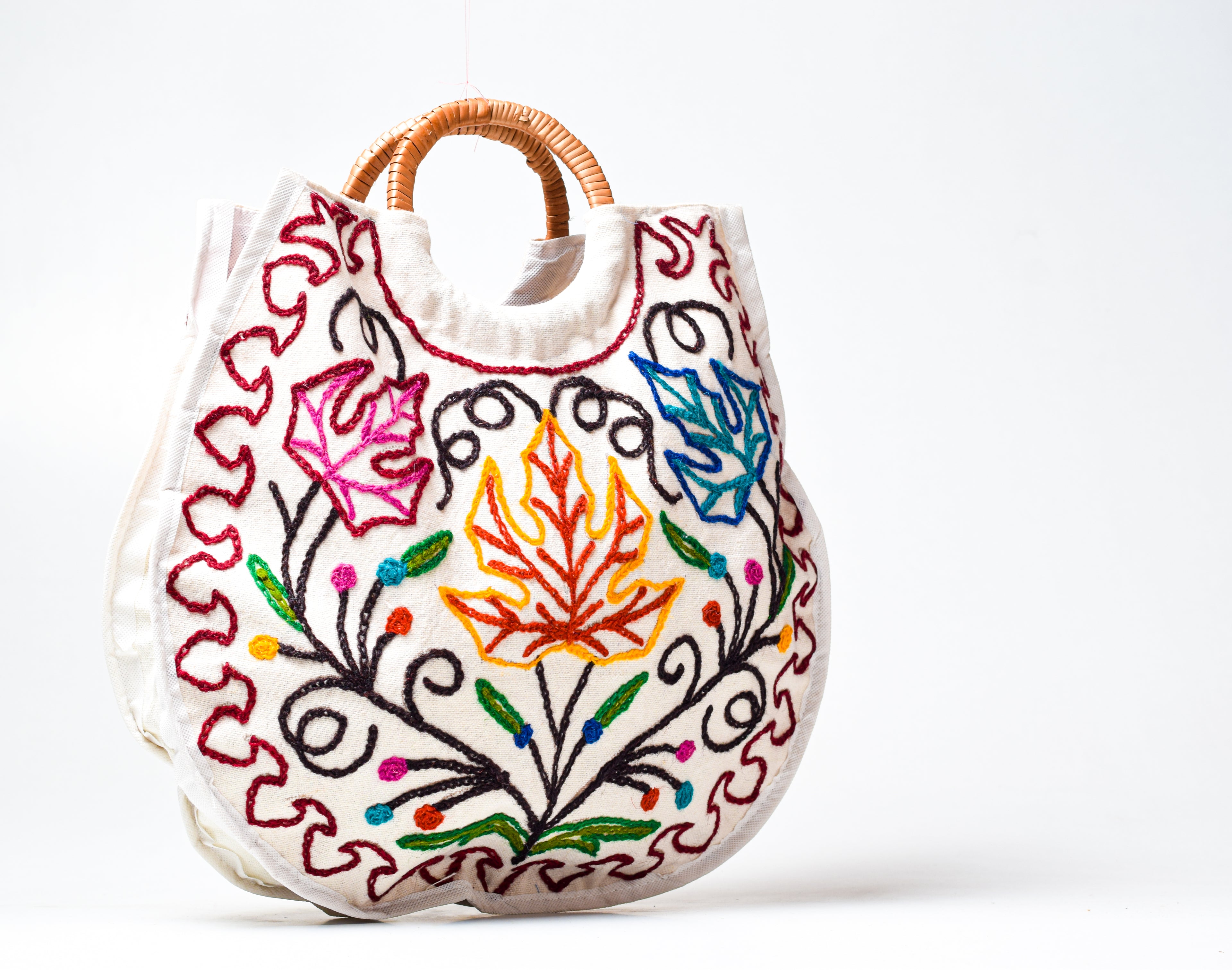Chinar Bloom Bamboo Tote