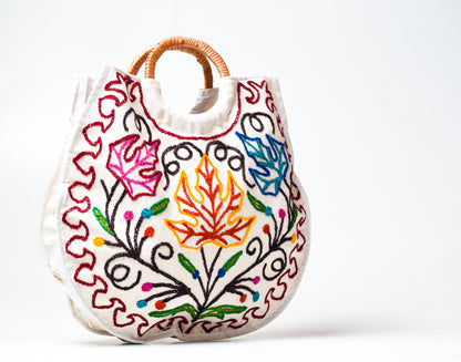 Chinar Bloom Bamboo Tote