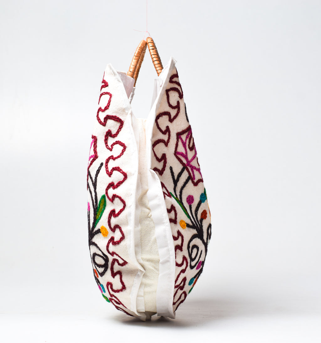 Chinar Bloom Bamboo Tote
