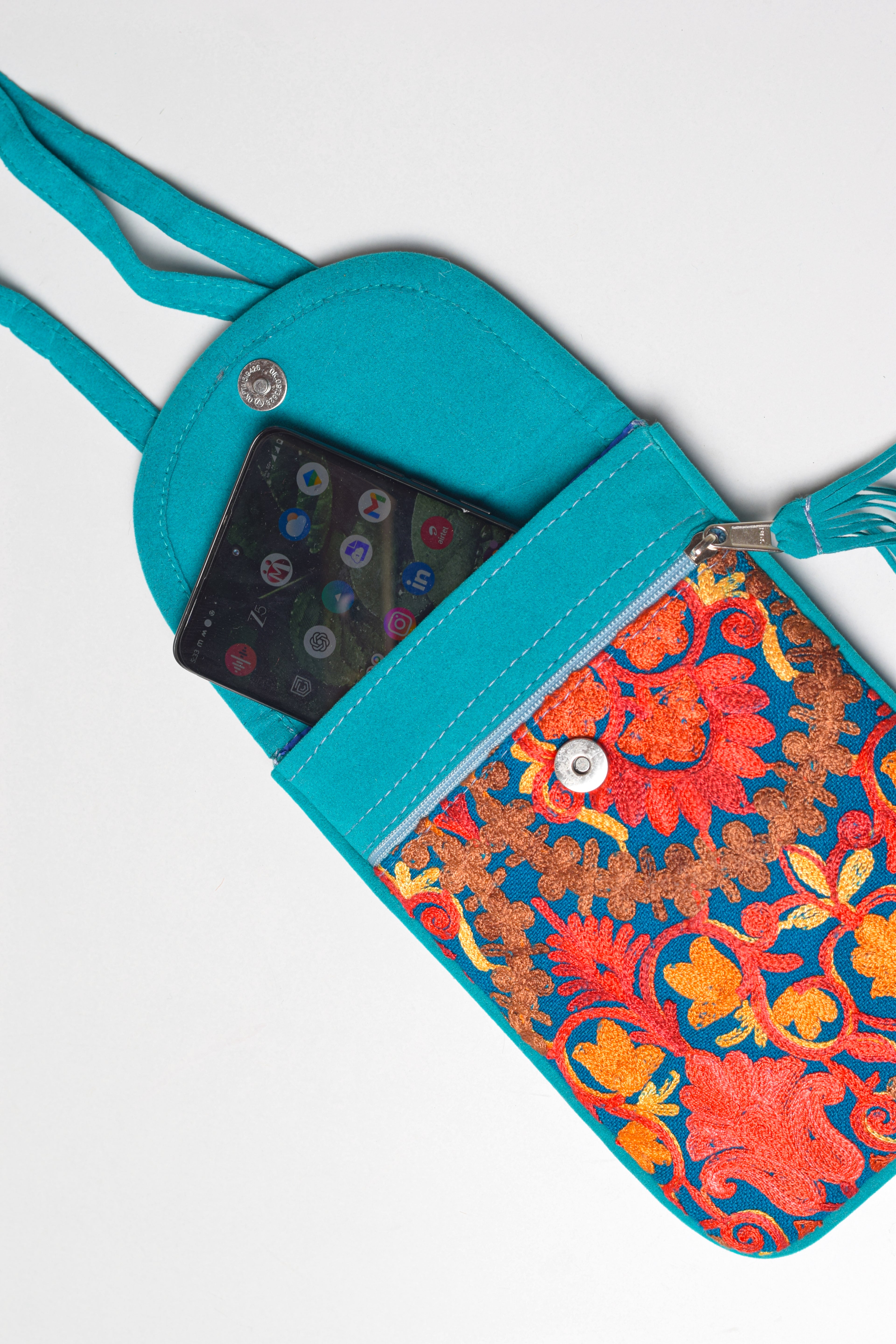 Neelkamal Embroidered Mobile Sling