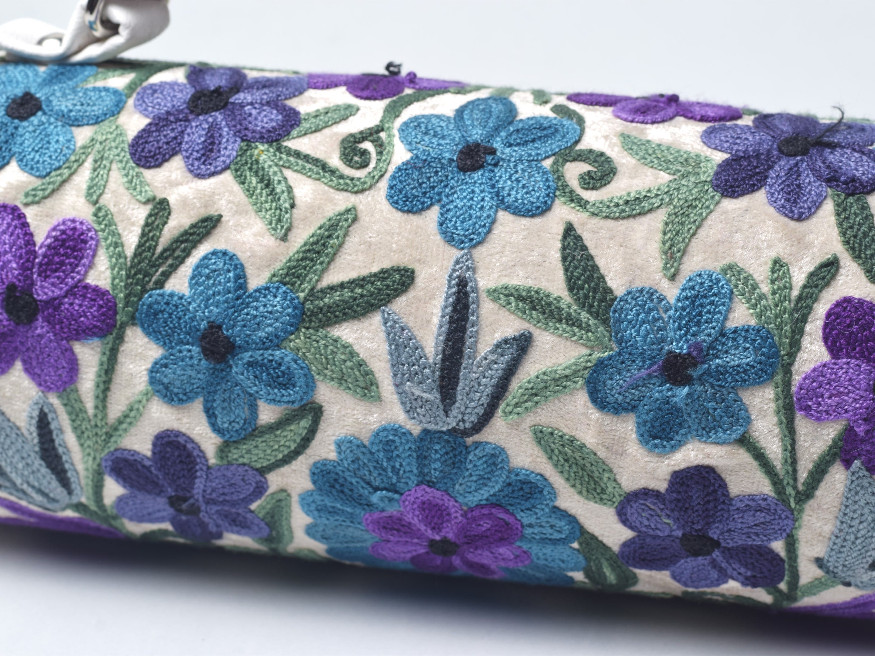 Nargis Embroidered Barrel Bag