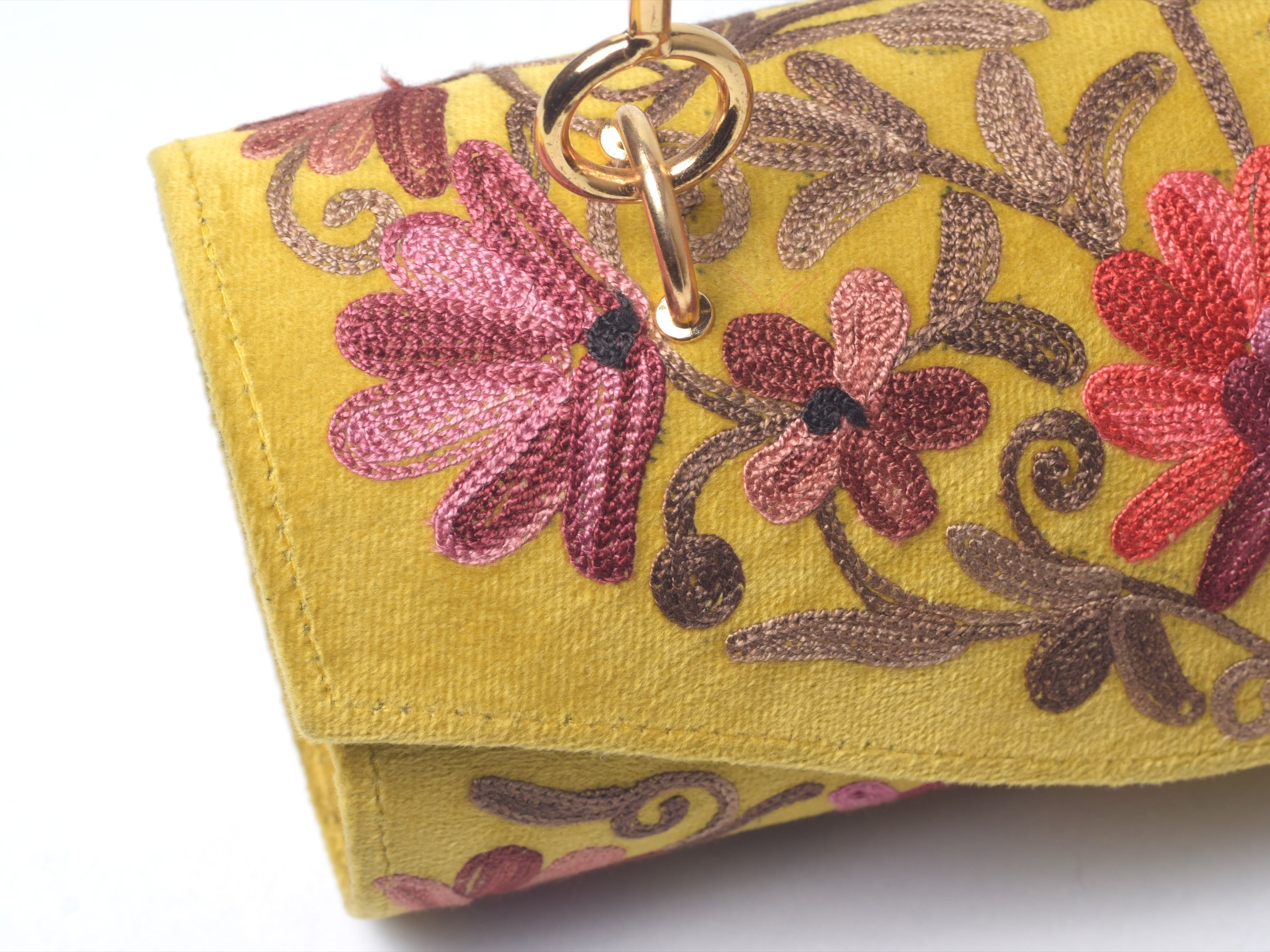 Zarbahaar Embroidered Barrel Bag
